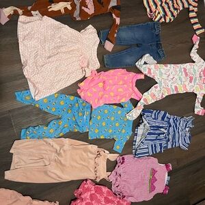 Blue Duck Print Kids Leggings